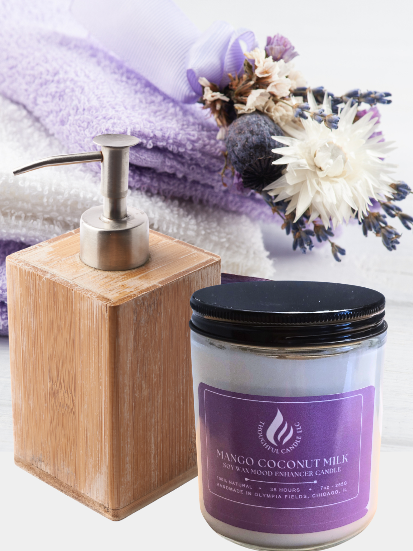 Mango Coconut Milk Soy Scented Candle - Mood Enhancer