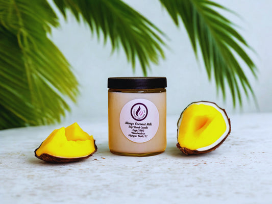 Mango Coconut Milk Soy Scented Candle - Mood Enhancer
